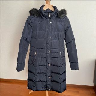 ラルフローレン(Ralph Lauren)のラルフローレン　ダウンコート　レディース　ネイビー　XS S シェイプ　紺(ダウンコート)