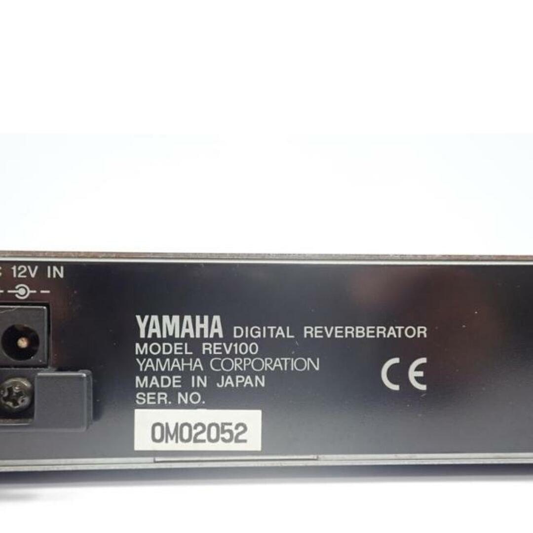 キズありYAMAHA ヤマハ DIGITAL REVERBERATOR REV100 - 配信機器・PA