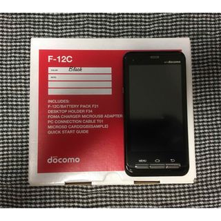 フジツウ(富士通)の【中古品・状態良】ドコモ アンドロイドスマートフォン 富士通 F-12C(スマートフォン本体)