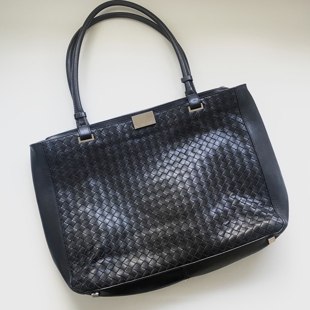 ✨極美品✨Bottega Veneta ボッテガ　イントレチャート トートバッグ | フリマアプリ ラクマ