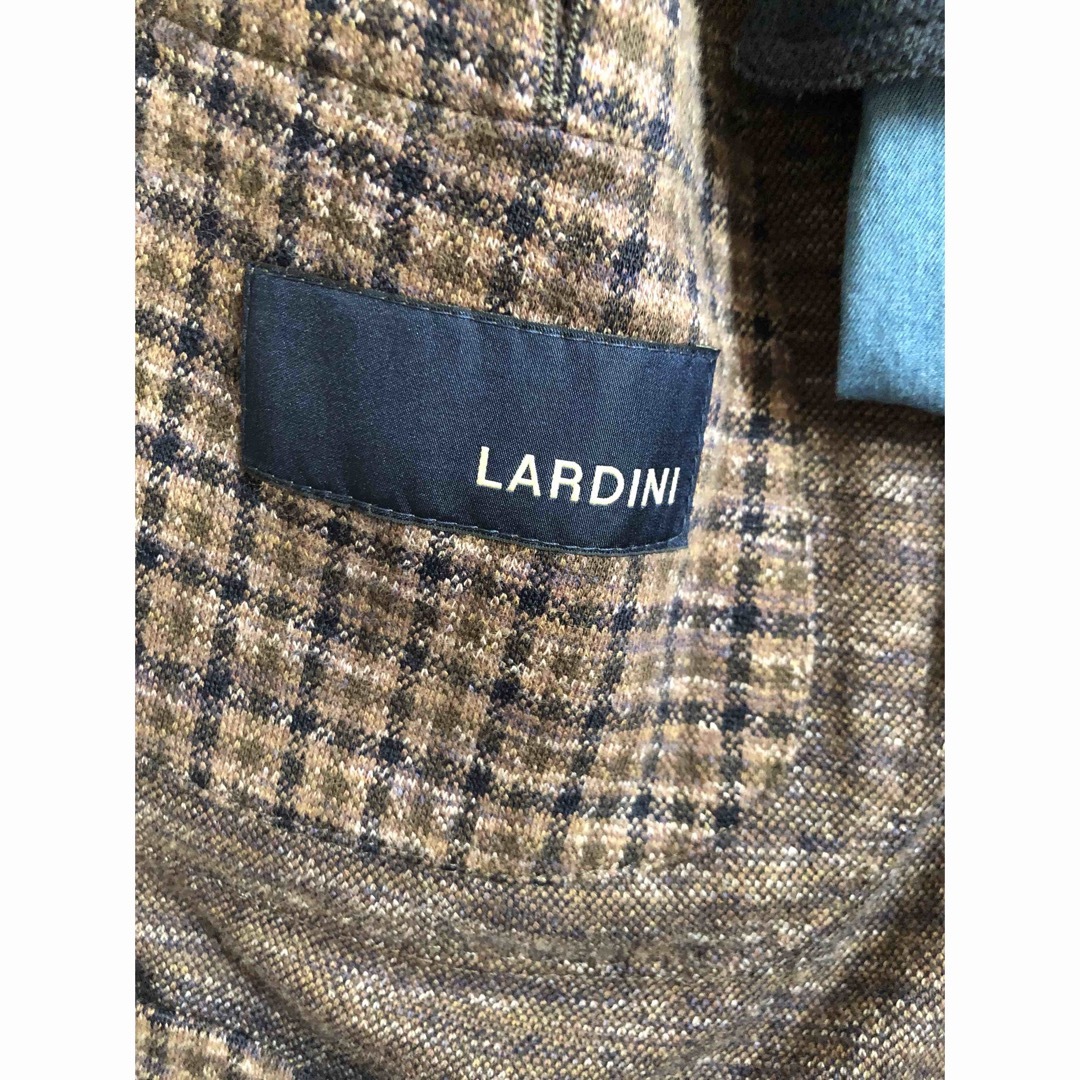 LARDINI - 【超美品/秋冬】LARDINIラルディーニブラウンチェック