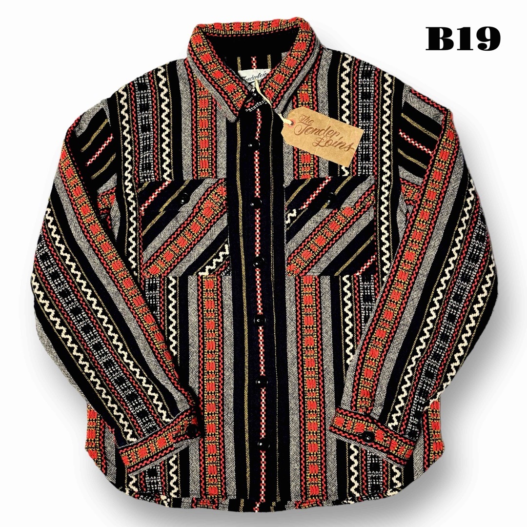 TENDERLOIN - 人気品! TENDERLOIN ネイティブ シャツ ジャケット ... テンダーロイン NATIVE COAT ネイティブ ジャケット XS ターコイズ