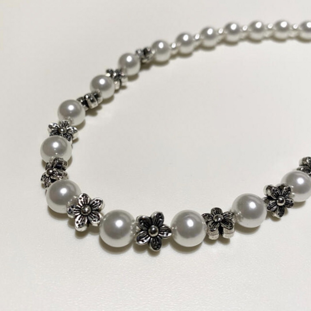 KAPITAL(キャピタル)の【再販】ハンドメイドpearl necklace パールビーズネックレス メンズのアクセサリー(ネックレス)の商品写真