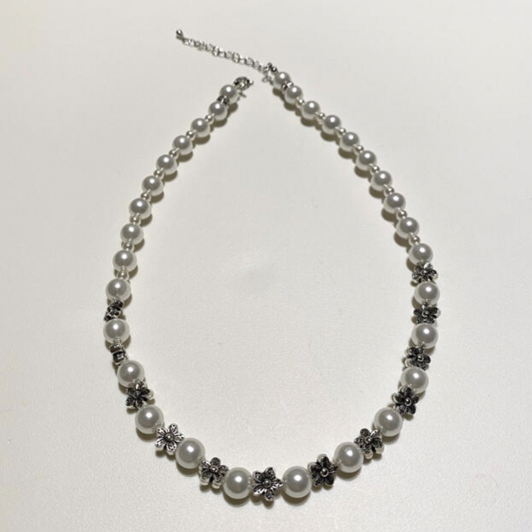 KAPITAL(キャピタル)の【再販】ハンドメイドpearl necklace パールビーズネックレス メンズのアクセサリー(ネックレス)の商品写真