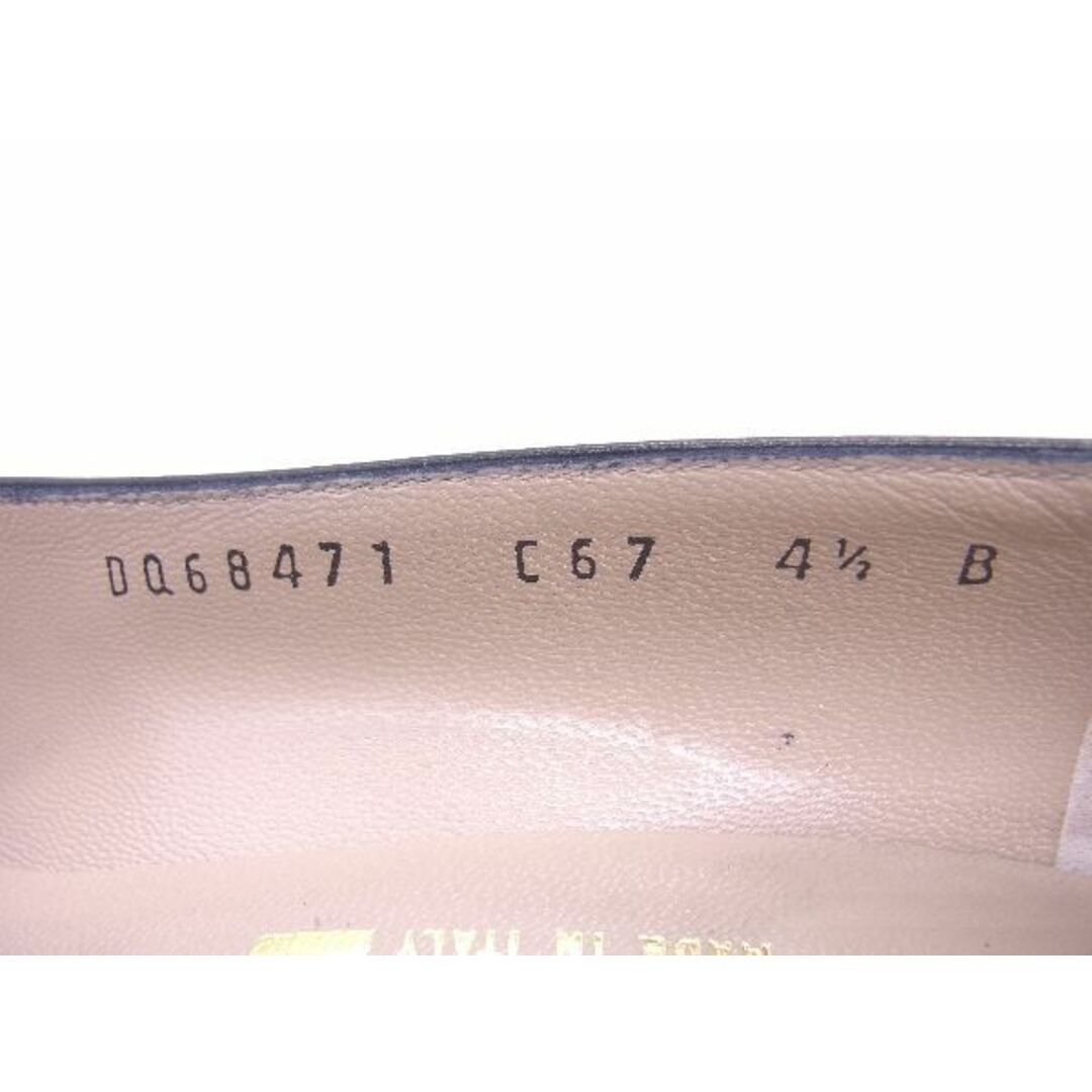 フェラガモ　靴　パンプス　シルバー　グリット　サイズ22.5cm
