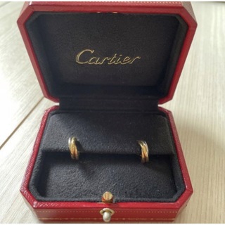 カルティエ(Cartier)のカルティエCartier・トリニティピアス・現行品美品(ピアス)