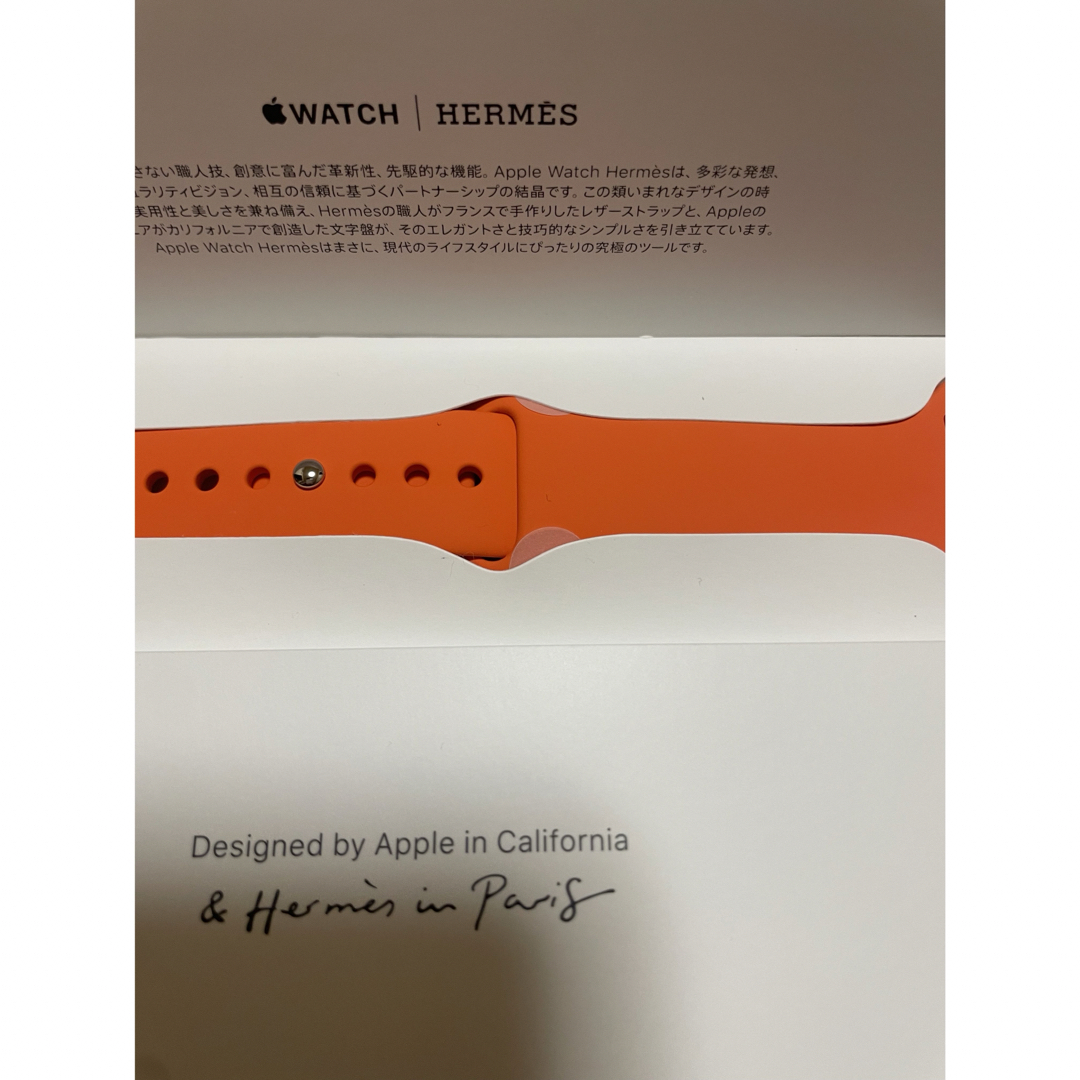 Apple - 激レア Apple Watch HERMES ラバーバンドの通販 by shop