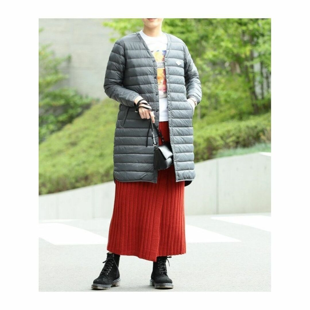 極美品 ダントン インナーダウン オリーブ カーキ DANTON 34-