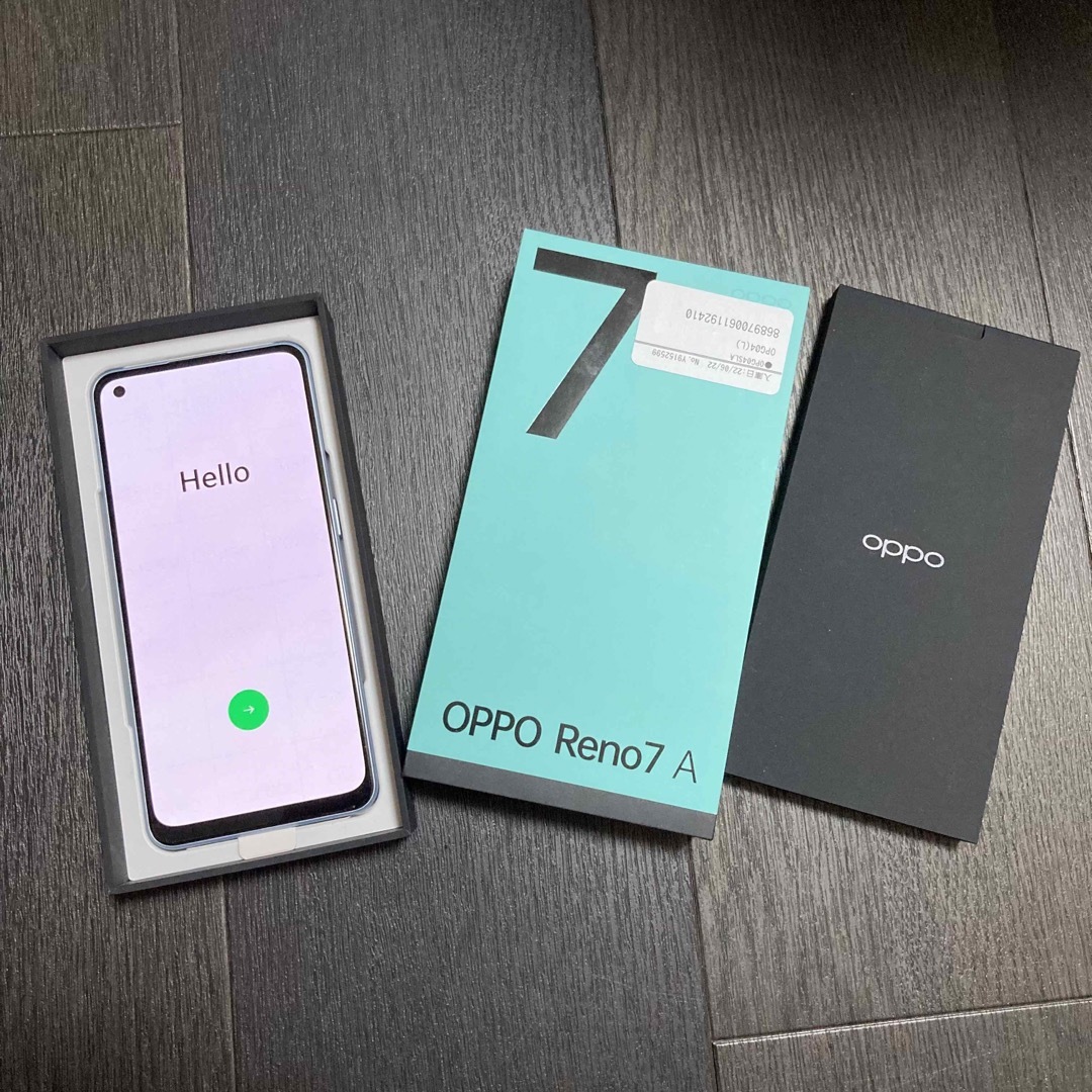 美品OPPO Reno7 A ドリームブルー　SIMフリー　128GBのサムネイル