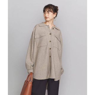 ビューティアンドユースユナイテッドアローズ(BEAUTY&YOUTH UNITED ARROWS)のBeauty & youth シャツニットカーディガン　United arrow(カーディガン)