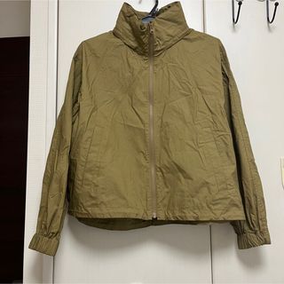 UNIQLO メンズ フード付 ミリタリー マウンテンパーカー オリーブグリーン