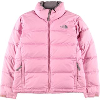 ノースフェイス(THE NORTH FACE) ダウンジャケット（ピンク/桃色系）の