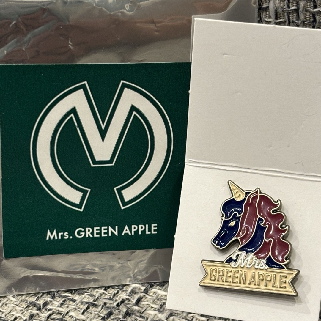 Mrs. GREEN APPLE ピンバッジの通販 by coco｜ラクマ