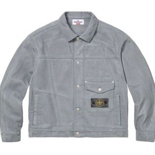 シュプリーム(Supreme)のStone Island Trucker Jacket Reflective(Gジャン/デニムジャケット)