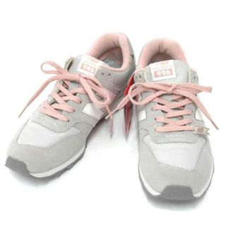 <br>new balance ニューバランス/スニーカー/グレー&ピンク/WR996UGB/24.0/レディーススニーカー/SAランク/63【中古】(スニーカー)