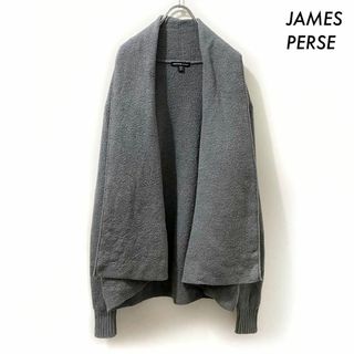 ジェームスパース(JAMES PERSE)のJAMES PERSE★コットンナイロンポリウレタン ショールカラーカーディガン(カーディガン)