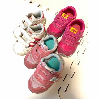 アディダス(adidas)の【3足セット】adidas ニューバランス　13-13.5cm  女の子シューズ(スニーカー)