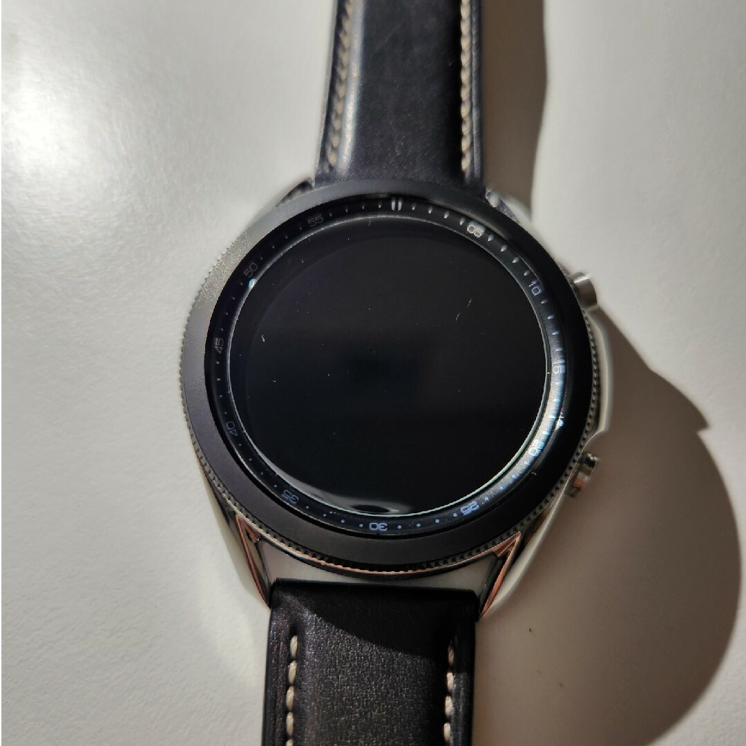 SAMSUNG(サムスン)のGALAXY WATCH 3 45mm 国内正規品 シルバー スマホ/家電/カメラのスマートフォン/携帯電話(その他)の商品写真