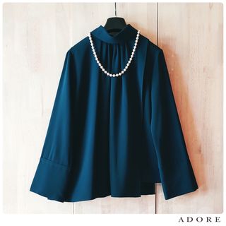 ◆幻◆ 希少美品 定価4.3万円 ADORE　ビッグスリーブワンピース