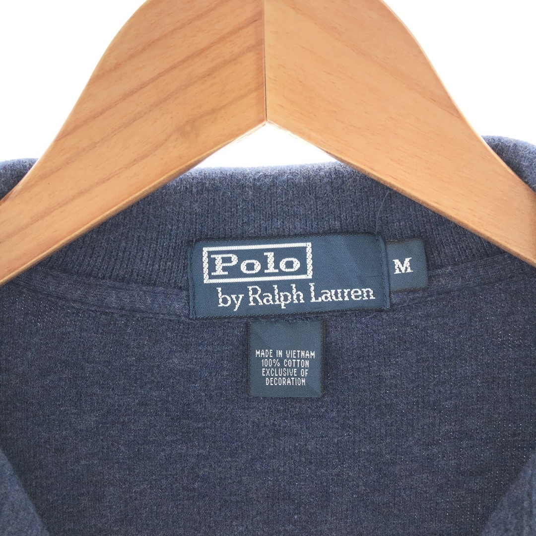 Ralph Lauren(ラルフローレン)の古着 ラルフローレン Ralph Lauren POLO by Ralph Lauren ハーフジップスウェットシャツ トレーナー メンズM /taa002072 メンズのトップス(スウェット)の商品写真