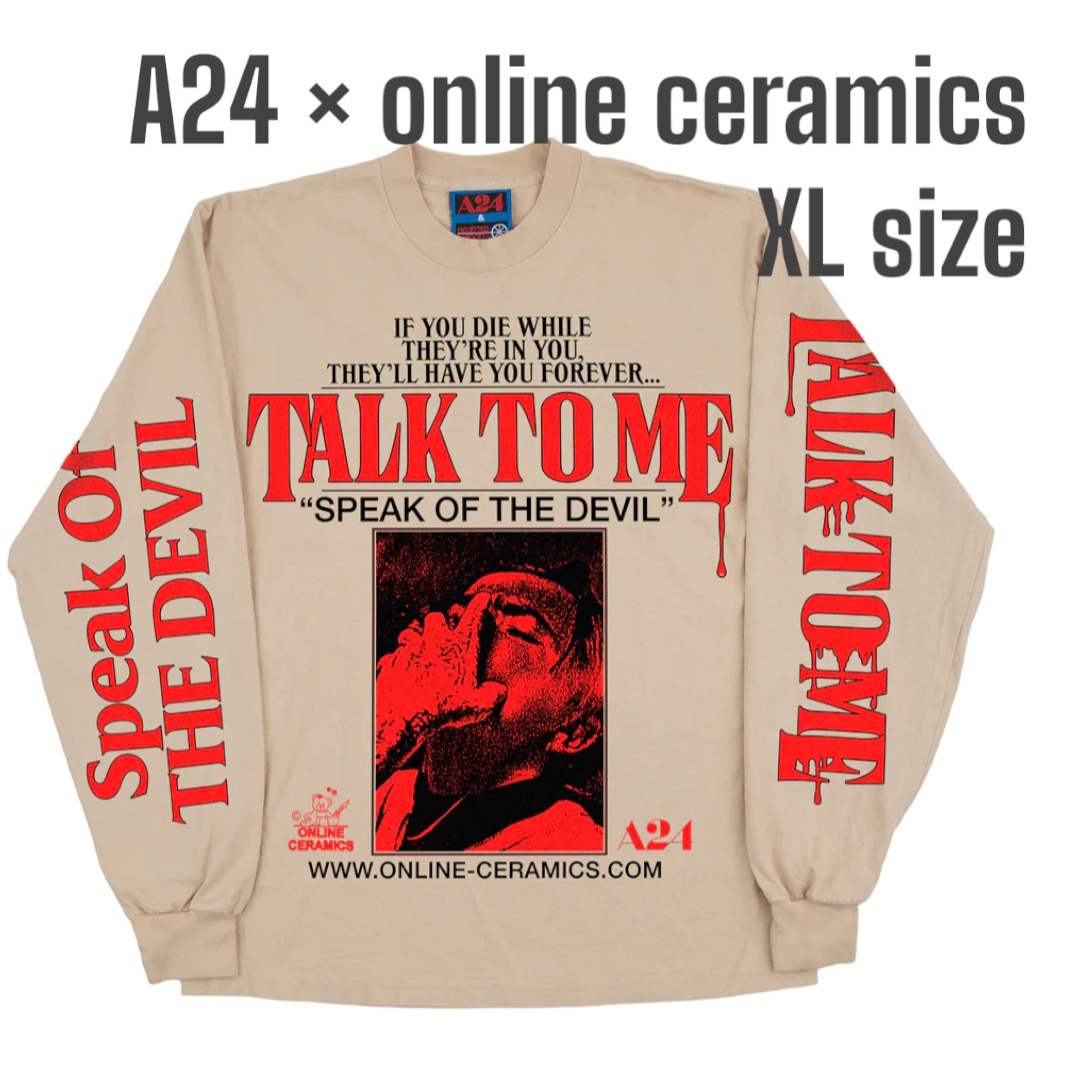 A24 × online ceramics オンラインセラミックス TシャツTシャツ/カットソー(半袖/袖なし)