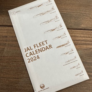 ジャル(ニホンコウクウ)(JAL(日本航空))のJAL   グローバルクラブ　2024   卓上カレンダー　(カレンダー/スケジュール)