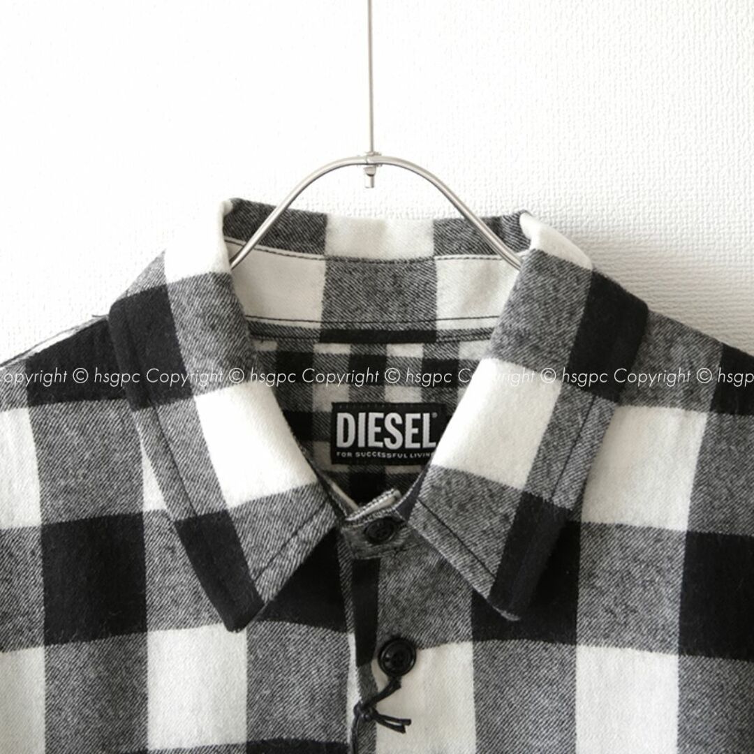 DIESEL(ディーゼル)の【定価4.6万】ディーゼル フランネル ウール シャツ ブラウス ネルシャツ メンズのトップス(シャツ)の商品写真