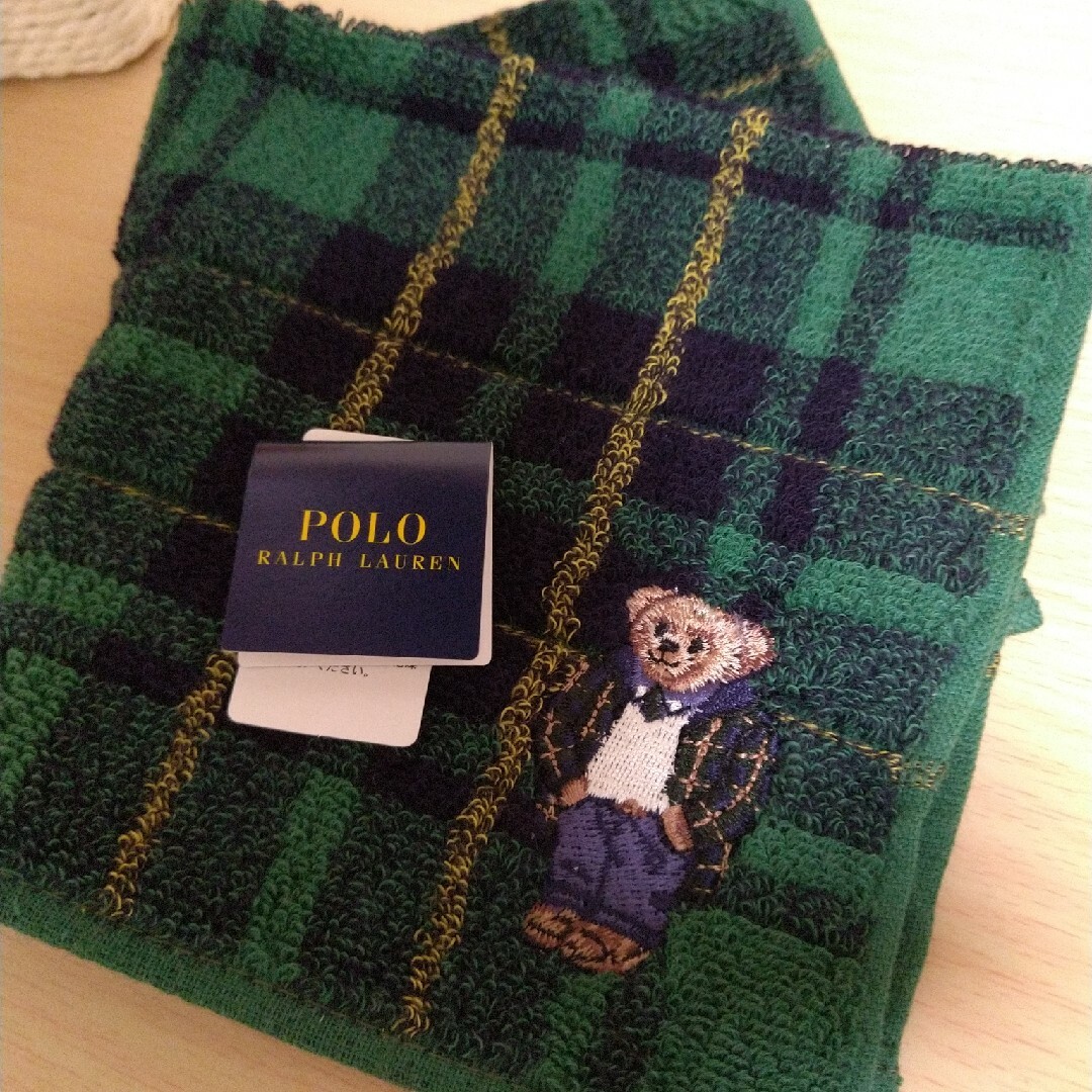 POLO RALPH LAUREN(ポロラルフローレン)のPOLO  ラルフローレン タオルハンカチ レディースのファッション小物(ハンカチ)の商品写真