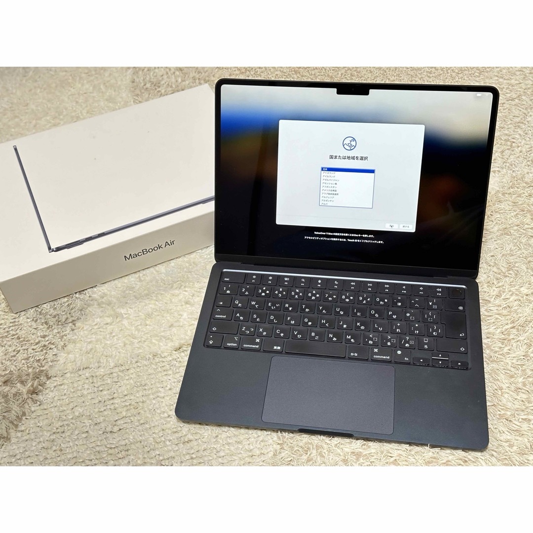Apple - Apple Macbook Air 13インチ M2 ミッドナイト 中古美品の通販