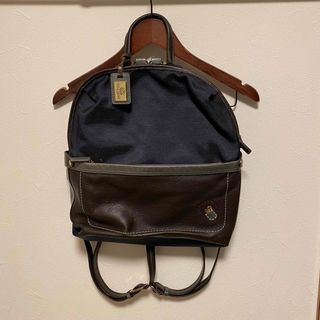 美品　PELLE BORSA　2way リュック　定価35000円