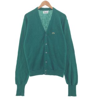 ラコステ(LACOSTE)の古着 70年代 ラコステ LACOSTE IZOD ニットカーディガン メンズL ヴィンテージ /taa000163(カーディガン)