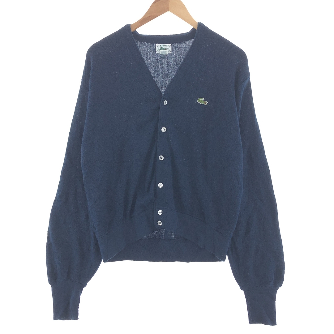 LACOSTE(ラコステ)の古着 80年代 ラコステ LACOSTE IZOD ニットカーディガン USA製 メンズM ヴィンテージ /taa001764 メンズのトップス(カーディガン)の商品写真