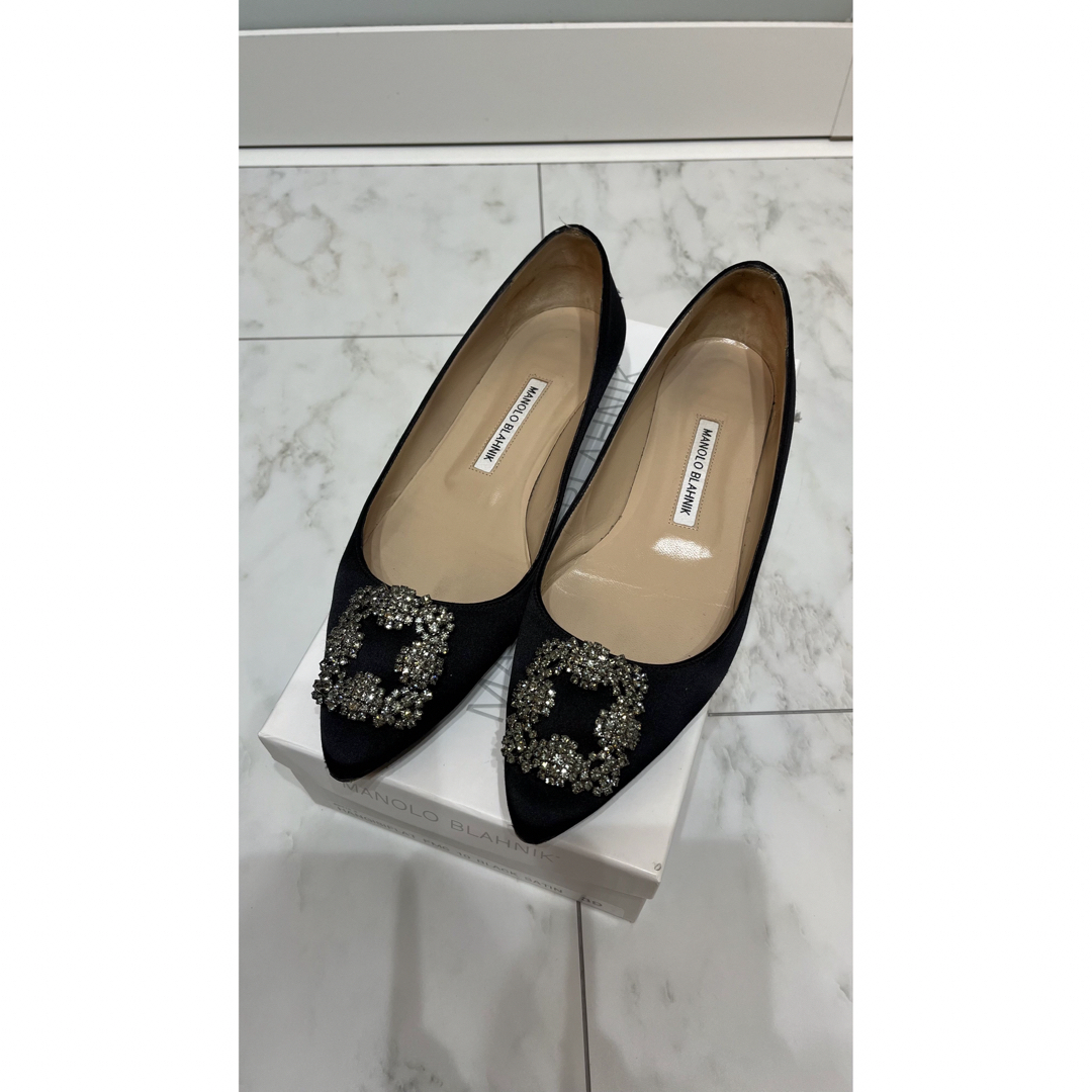 マノロブラニク MANOLO BLAHNIK BBフラット バレエシューズ