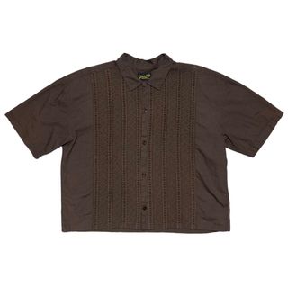 テンダーロイン(TENDERLOIN)の16SS テンダーロイン スラブ 半袖シャツ ブラウン(シャツ)