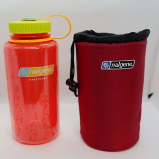 ナルゲン(Nalgene)の美品 ナルゲン 広口1.0L ポムグラネイトセット(登山用品)