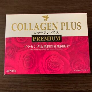 【４】コラーゲンプラスPREMIUM プラセンタ＆植物性乳酸菌配合 3g×25包(コラーゲン)