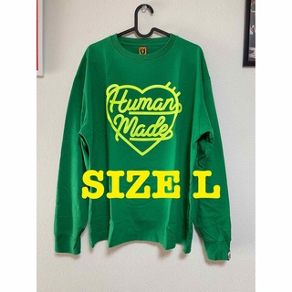 ヒューマンメイド(HUMAN MADE)のHUMAN MADE Heart L/S T-Shirt "Green"(Tシャツ/カットソー(半袖/袖なし))
