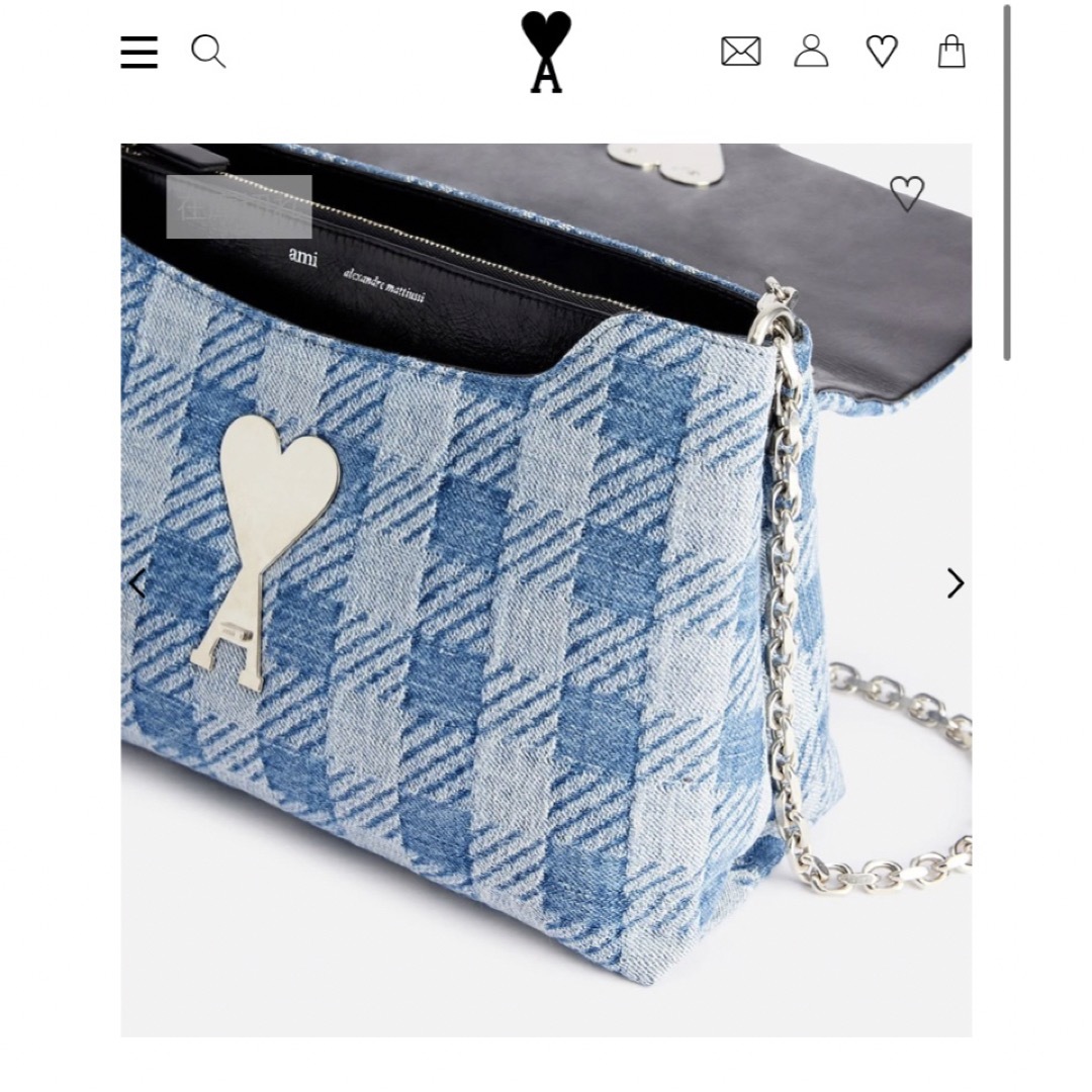 ami - 新品 アミパリス ショルダーバッグの通販 by SHOP♡|アミ ami - 新品 アミパリス ショルダーバッグの通販 by SHOP♡|アミ