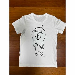 グラニフ(Design Tshirts Store graniph)の美品です！ホワイトなので　一枚でも重ね着でも使える　大人可愛いtシャツです！(Tシャツ(半袖/袖なし))