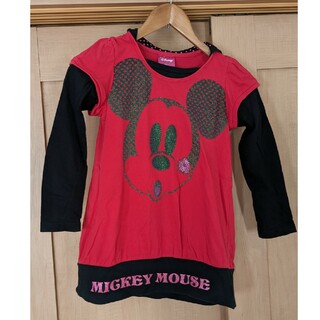 ディズニー(Disney)の子供服　ミッキー(Tシャツ/カットソー)