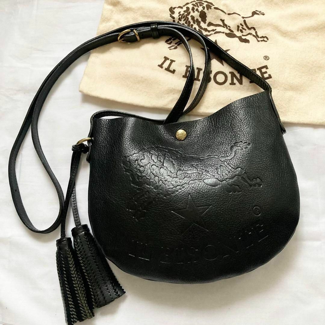 IL BISONTE - ✨極美品✨イルビゾンテ ショルダーバッグ レザー