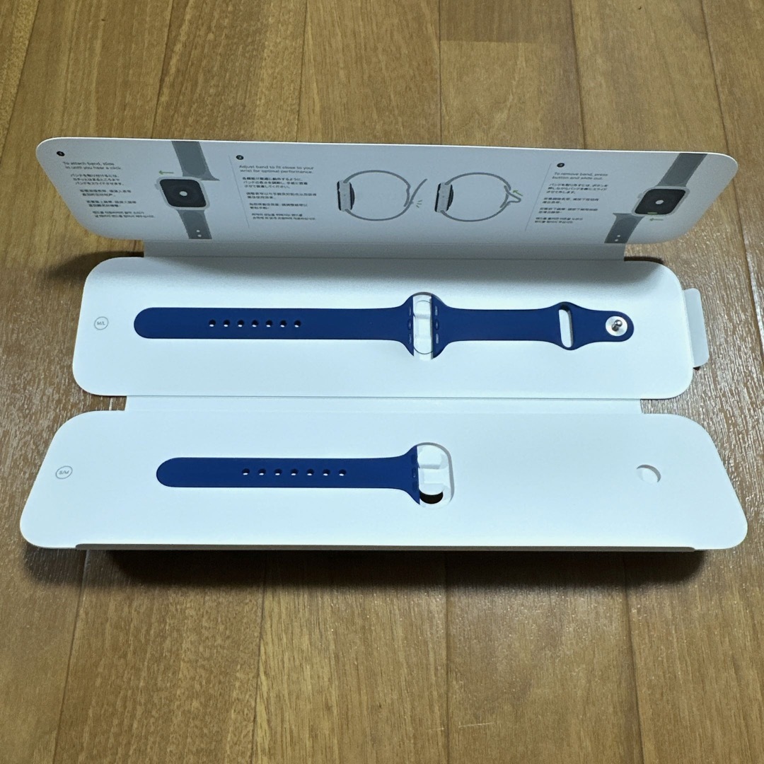 Apple Watch(アップルウォッチ)のApple Watch 純正 スポーツバンド 40mm ブルーホライゾン メンズの時計(ラバーベルト)の商品写真