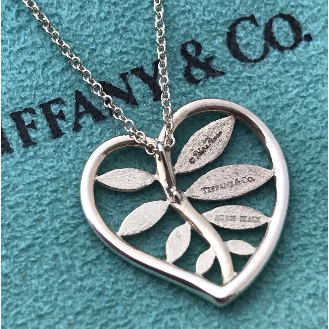 【匿名配送】Tiffany \u0026 Co.ティファニー　リーフ　ネックレス　❤︎