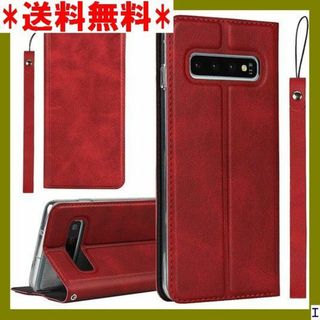 ST8 Galaxy S10plus ケース S10 pl た レッド 1293(モバイルケース/カバー)