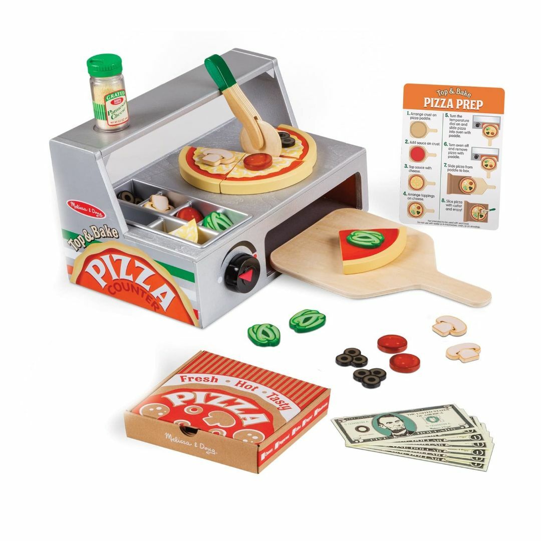 【人気商品】メリッサ&ダグ (Melissa&Doug) 木製 おままごと キッ