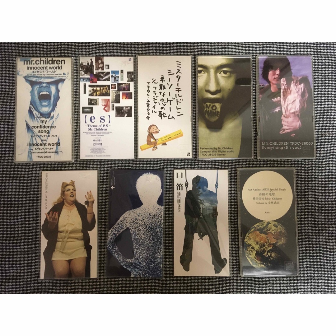 Mr.Children(ミスターチルドレン)の【中古・美品】Mr.Children シングルCD９枚セット エンタメ/ホビーのCD(ポップス/ロック(邦楽))の商品写真