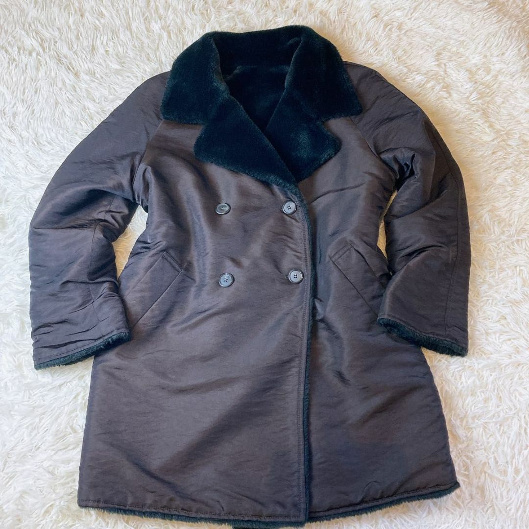 ATELIER SAB(アトリエサブ)のATELIERSAB メンズ　リバーシブルコート　ファーコート　トレンチコート メンズのジャケット/アウター(トレンチコート)の商品写真