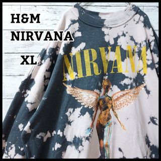 H&M - H&M NIRVANA コラボ タイダイ オーバーサイズ スウェット XLの ...