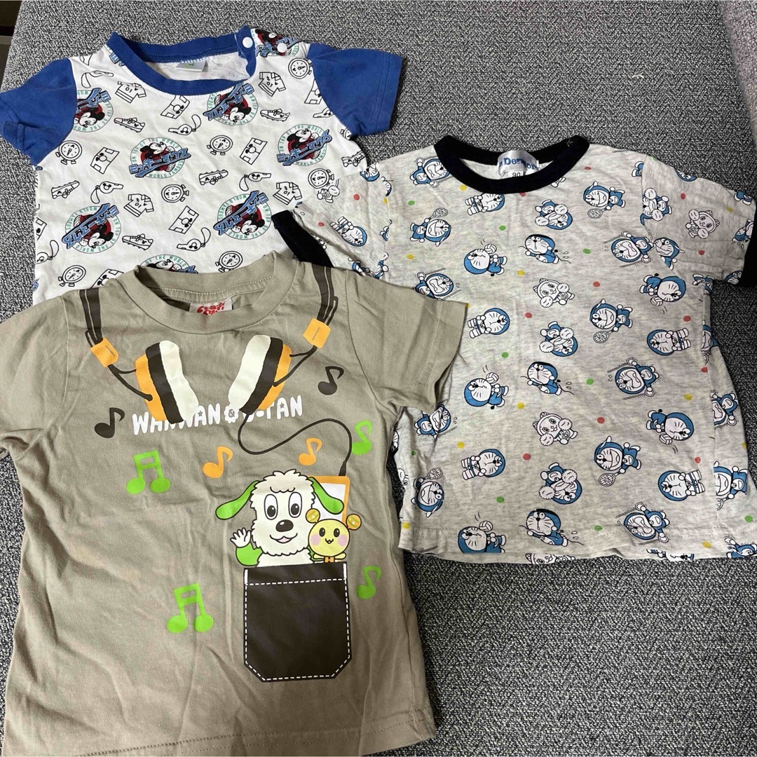 ベビー   半袖★3枚セット★   90センチ キッズ/ベビー/マタニティのキッズ服男の子用(90cm~)(Tシャツ/カットソー)の商品写真