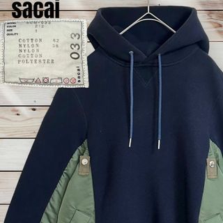 sacai - Sacai カラーブロック パーカー サカイ サイズ1 パーカ ...